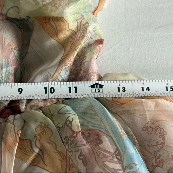 Selkie Mucha Puff Babydoll Dress Womens XS Mini Sheer Coquette Fairy Whimsical - Picture 14 of 16